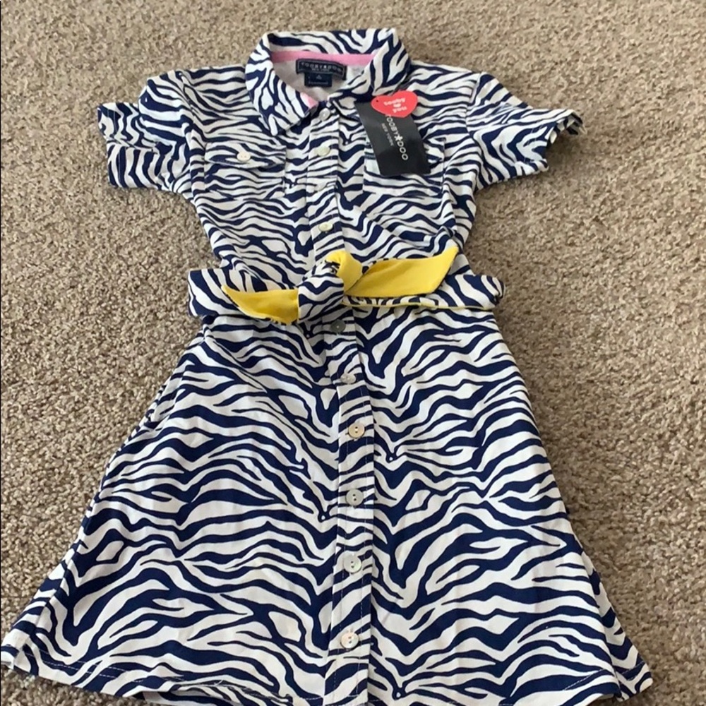 Girls animal print dress